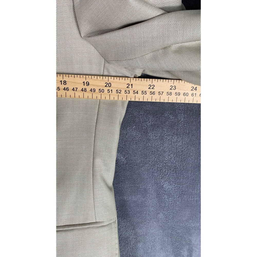 Banana Republic Reda Flexo Italian Hopsack Suit Jacket 42R Slim Fit Tan Wool - Picture 6 of 12